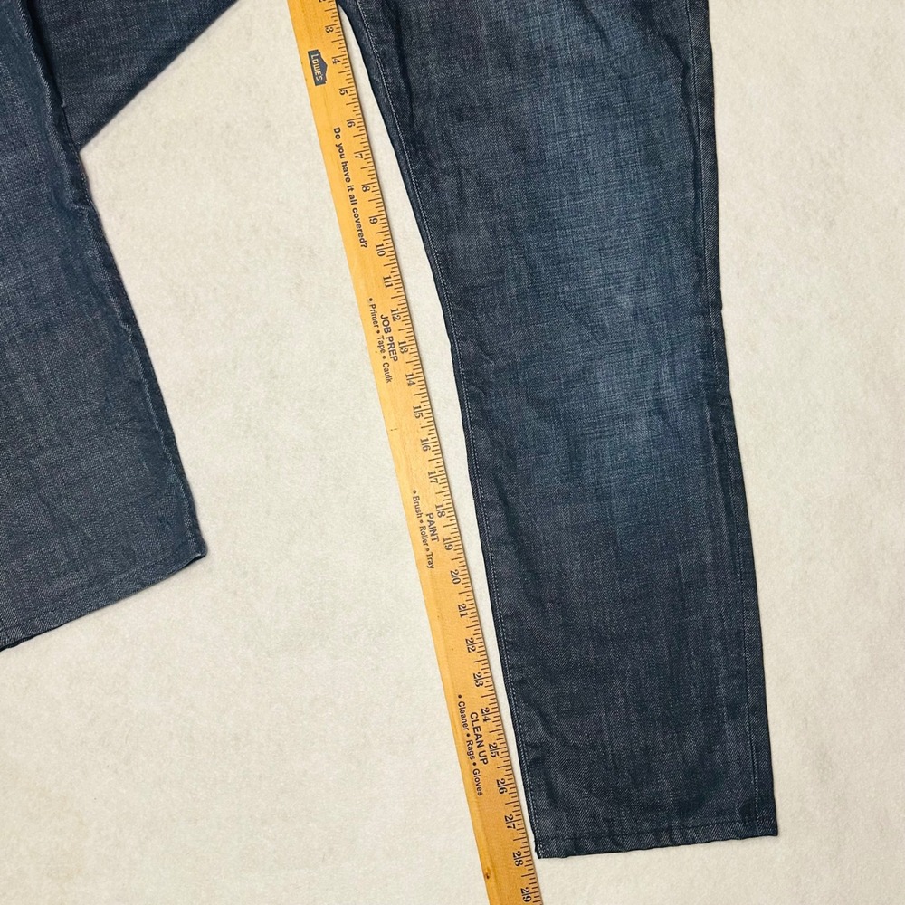 JOE'S Jeans Women's Size 31 Denim Distressed Wash straight Dark Blue - Picture 2 of 10